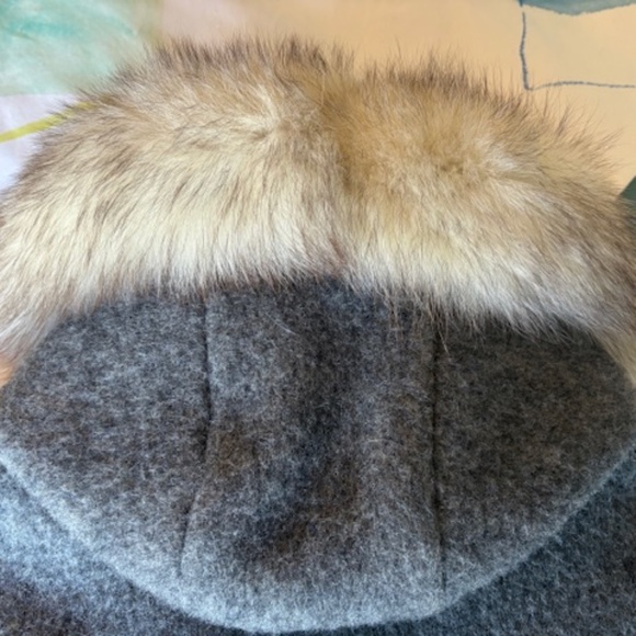 JAMES BAY authentic vintage sz 16 (XL) Women's inuit wool parka gray - Picture 3 of 16